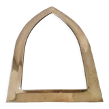 Brass mirror 52 x 31 cm