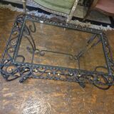 Wrought iron coffee table