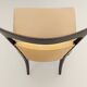 Ensemble de six chaises de salle à manger en skaï beige, origine : Melchiorre Bega, Italie