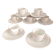 Set of 7 Pierre Motton coffee cups, Gien