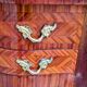 Coiffeuse marqueterie de palissandre style Louis XV