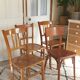 Quatre chaises bistrot