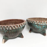 Tripod and zoomorphic pot caches - accolay, 1970