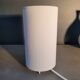 Striped fabric lampshade cylinder lamp