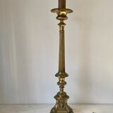 Lamp pique candle gilded bronze 60 cm, nineteenth century.