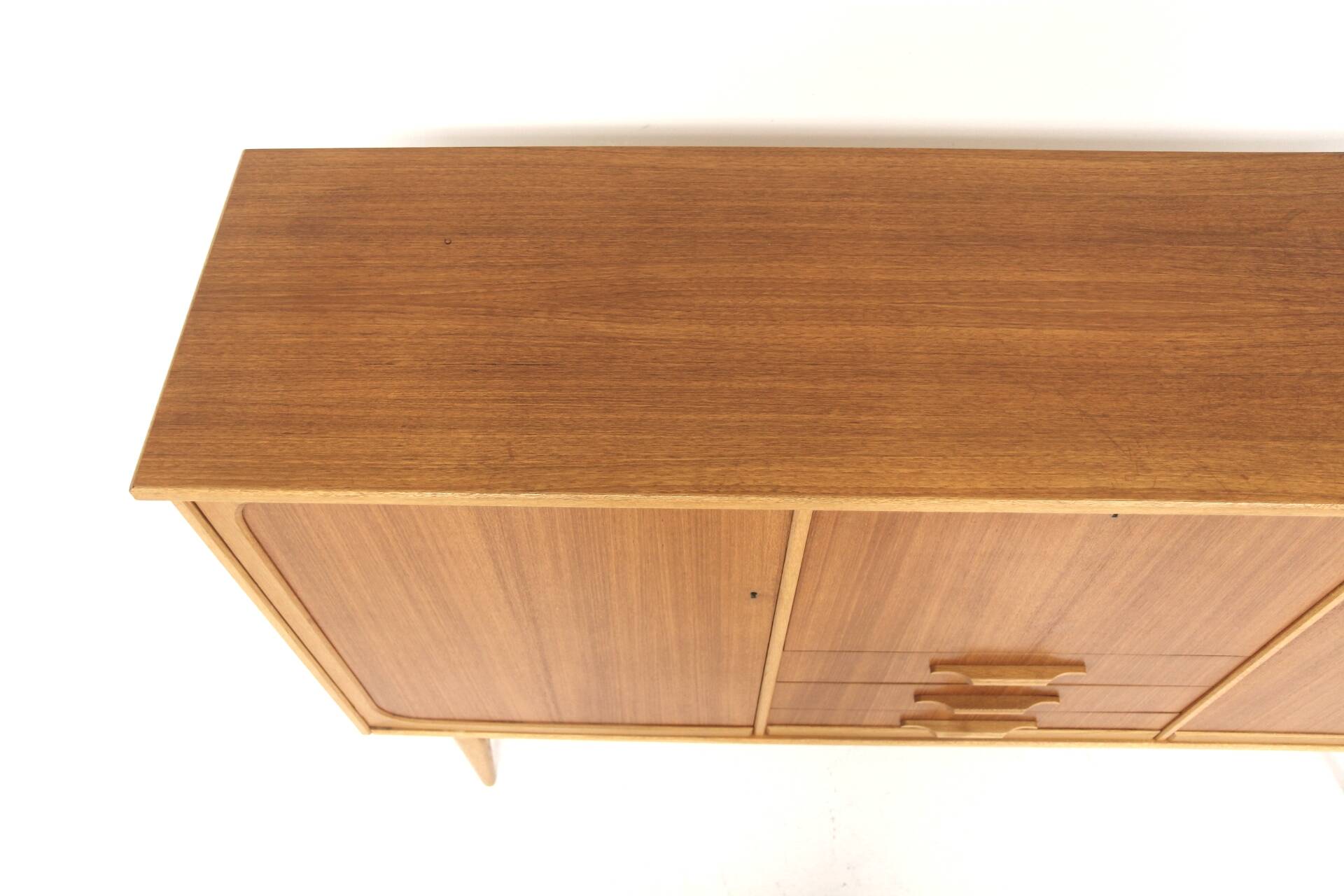 Scandinavian teak and oak sideboard, Sweden, 1960