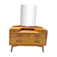 Dressing table G Plan 50s in teak-plated wood