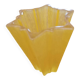 Yellow star vase Walther Glas