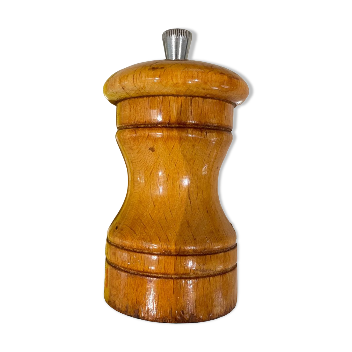 Vintage wooden pepper mill