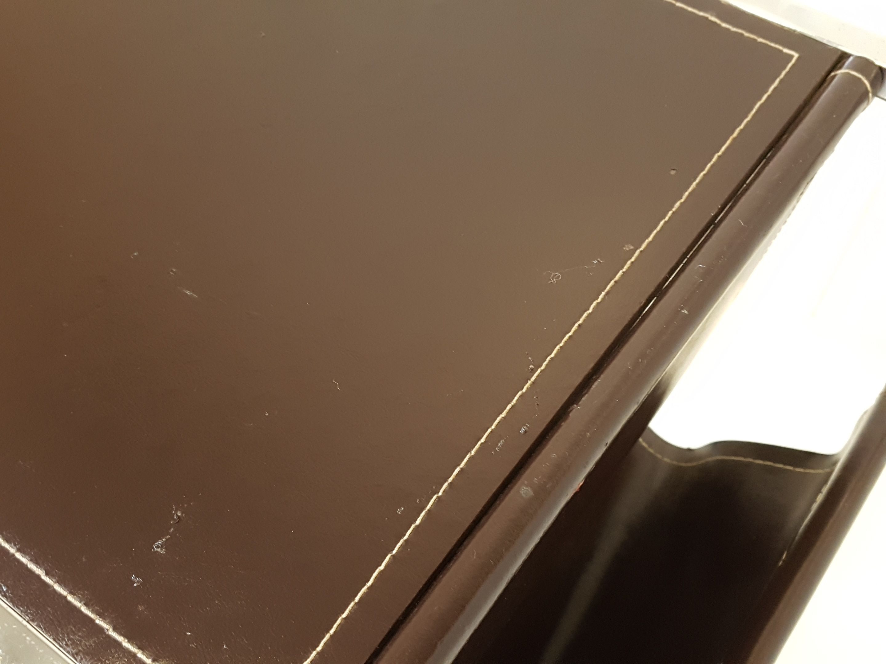 1970 vintage magazine rack side table