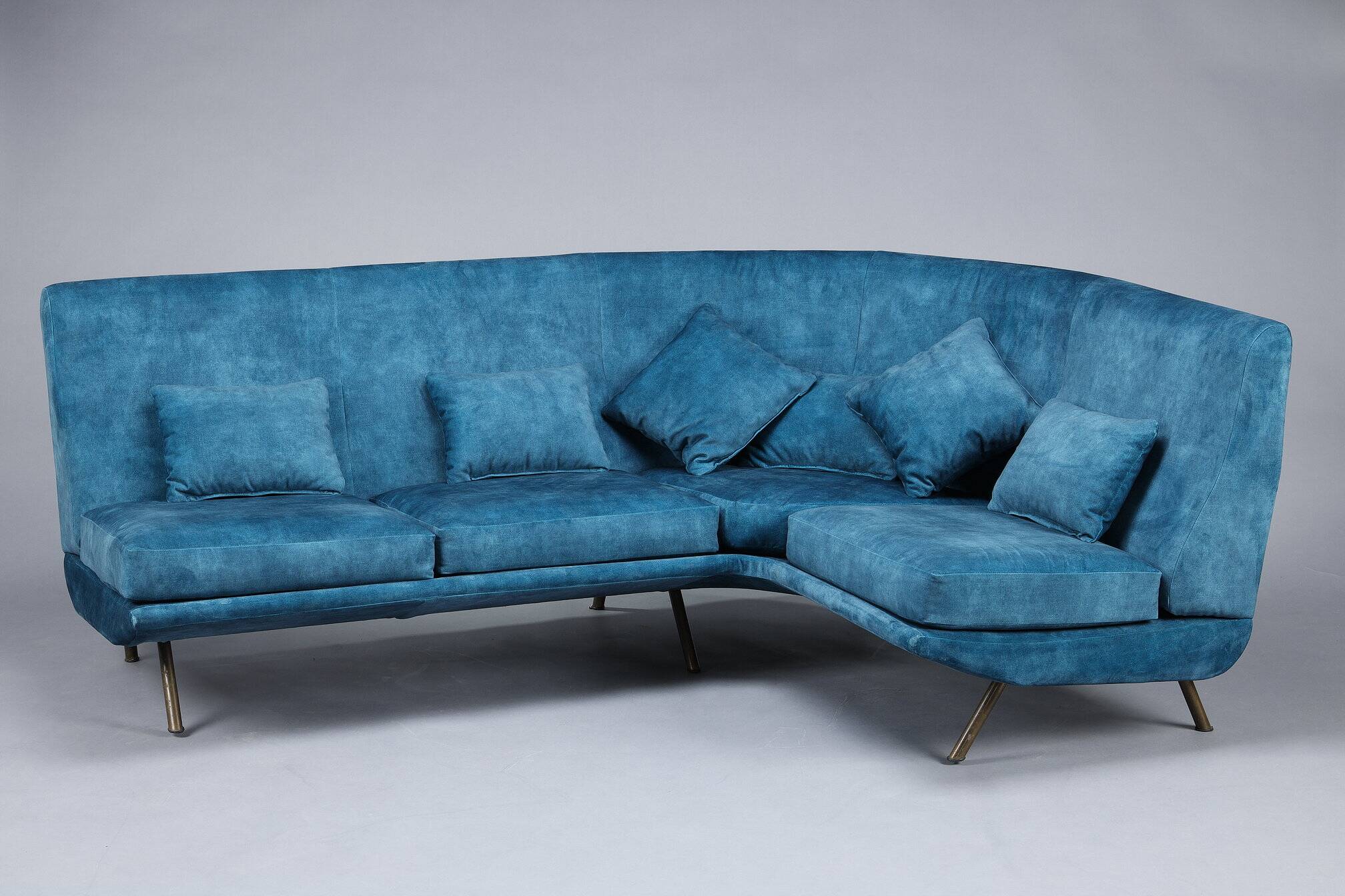 Corner sofa by marco zanuso (1916-2001) published by arflex