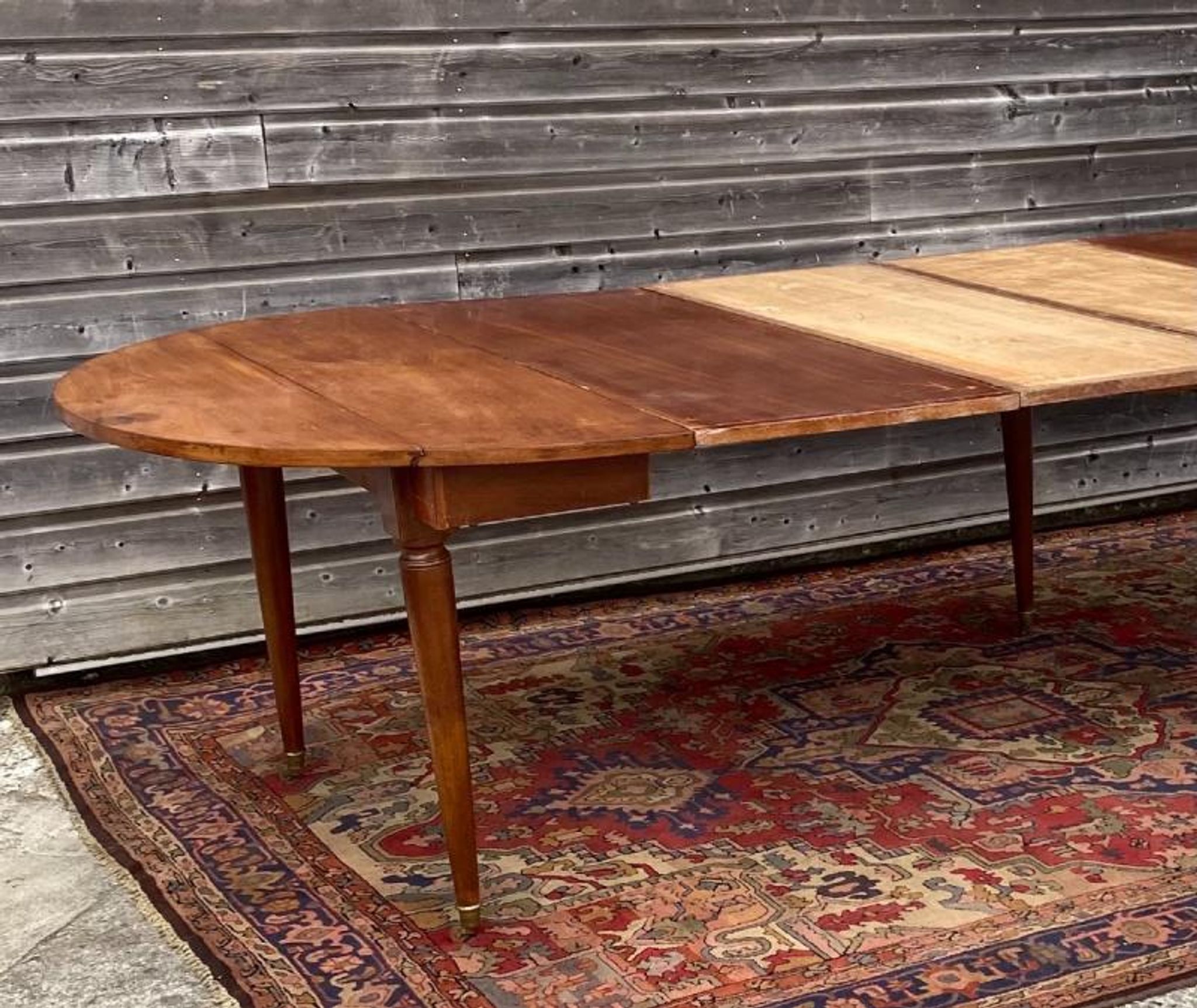 Table de salle à manger en acajou XIXème siècle