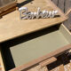 Parisian buffet (jam cupboard) in raw beech / drawer.