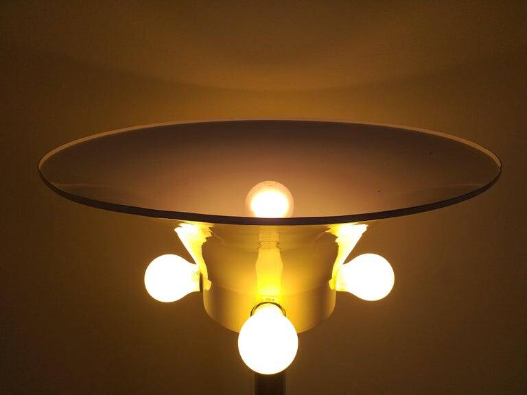 Mid Century Floor Lamp Staff Leuchten, 1970s