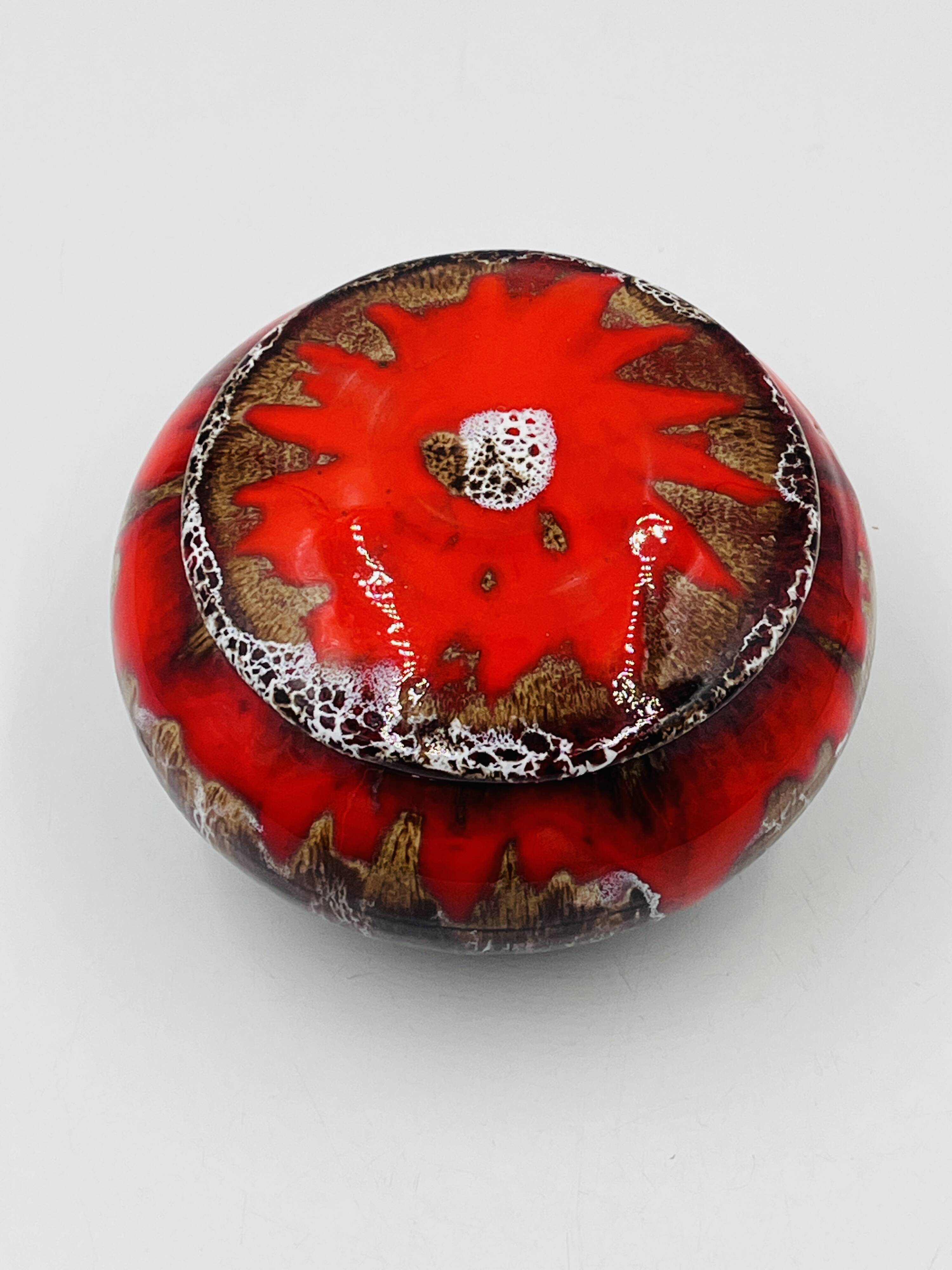 Vallauris red candy dish