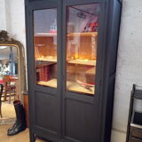 Patinated wooden library