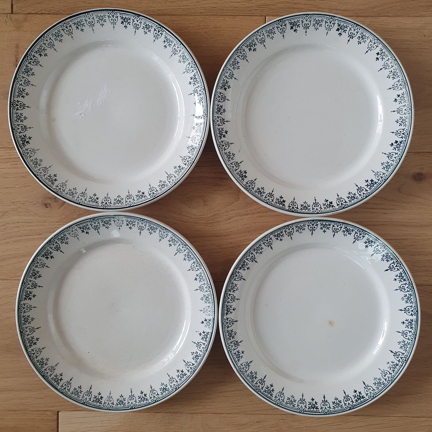 Set of 3 plates Terre de Fer