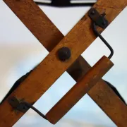 Folding Stool with Carry Handle, 1930-1940