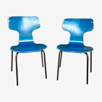 Lot de 2 chaises enfants d'Arne Jacobsen pour Fritz Hansen