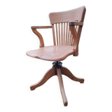 Fauteuil de bureau en bois ancien