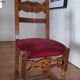 Set of 6 Louis XIII / Renaissance style chairs - carved solid oak