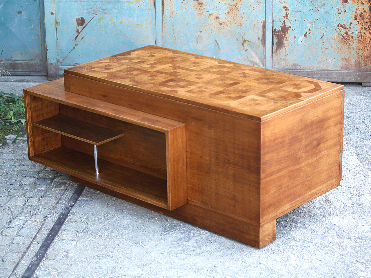 Large Freestanding Functionalist Desk, Jiri Kroha, 1930s