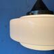 Lustre Art Déco opaline style Bauhaus