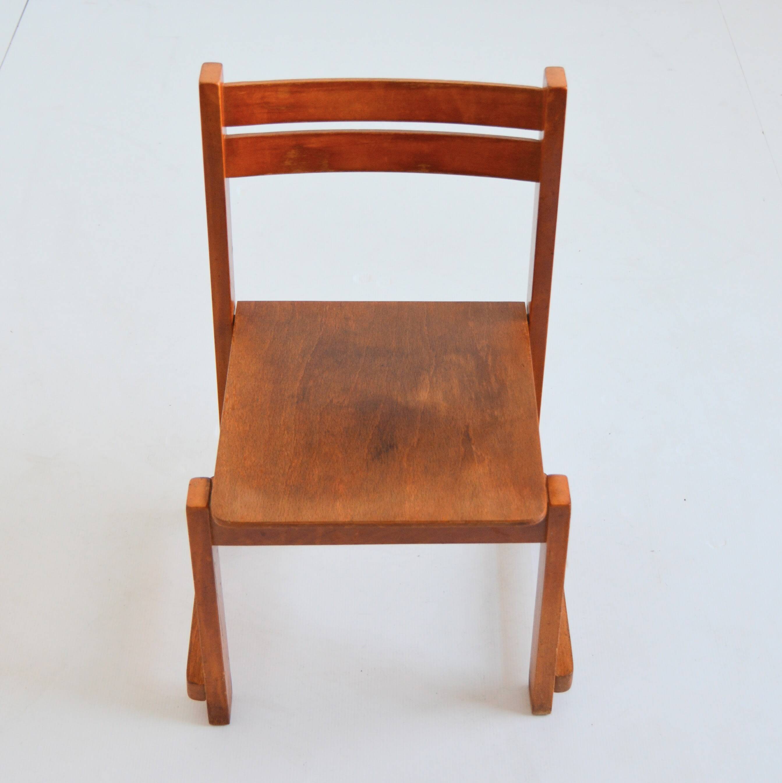 Vintage children's chair 1950s