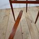 Round teak coffee table – Mid-century modern design, 1960s, Scandinavian elegance