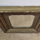 Giltwood mirror gilded wood late 19th century (66×55cm)