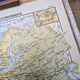 Printed in 1900, map of economic Europe.