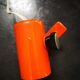 Lampe spot à pince orange 100% 1970 vintage