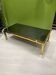 1970s eglomisé glass coffee table