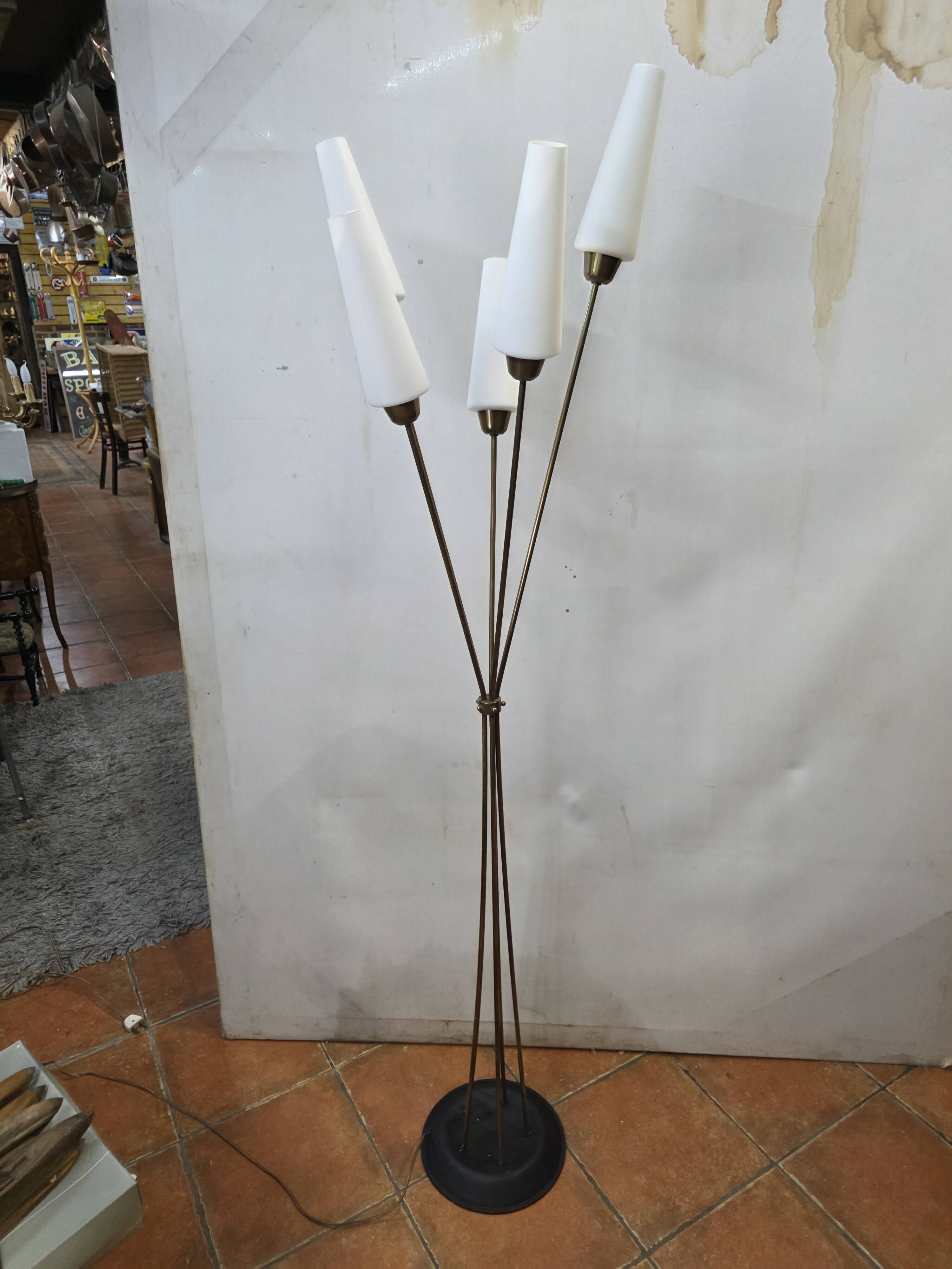 1960s five-light floor lamp
