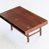 Bureau Peter Lovig Flip-Top Partners en palissandre, Lovig, Danemark, 1960