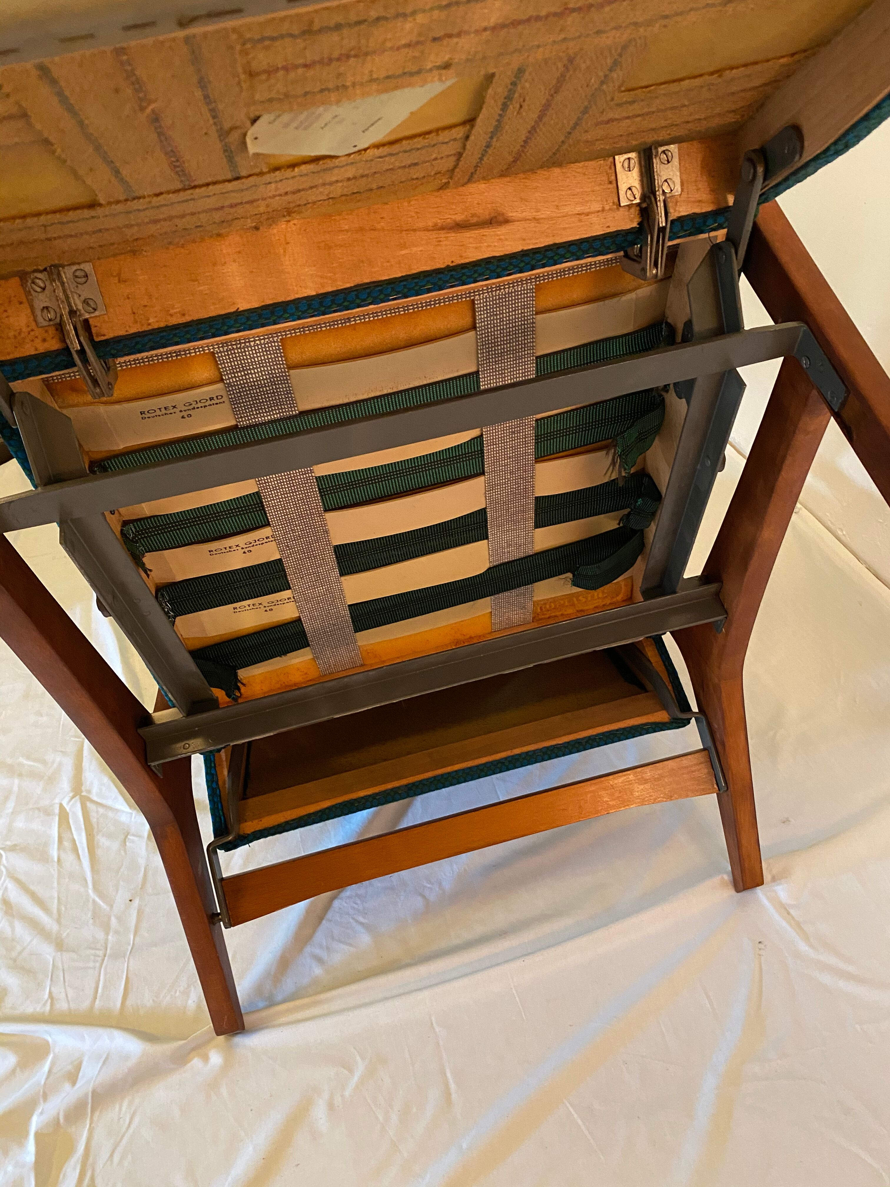 Swedish wingback lounge chair