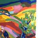 Original lithograph by Pierre Ambrogiani, Paysage provençal II (Eté), 1974