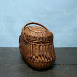 19th century wicker basket