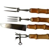 Bamboo lamb cutlery