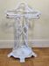 Old Victorian umbrella stand, late nineteenth century in white lacquered cast iron