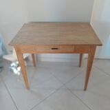 Raw wood desk, 1960s