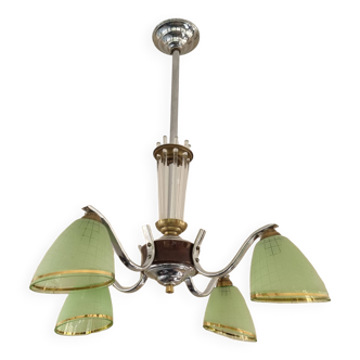 Superbe lustre italien des années 40.