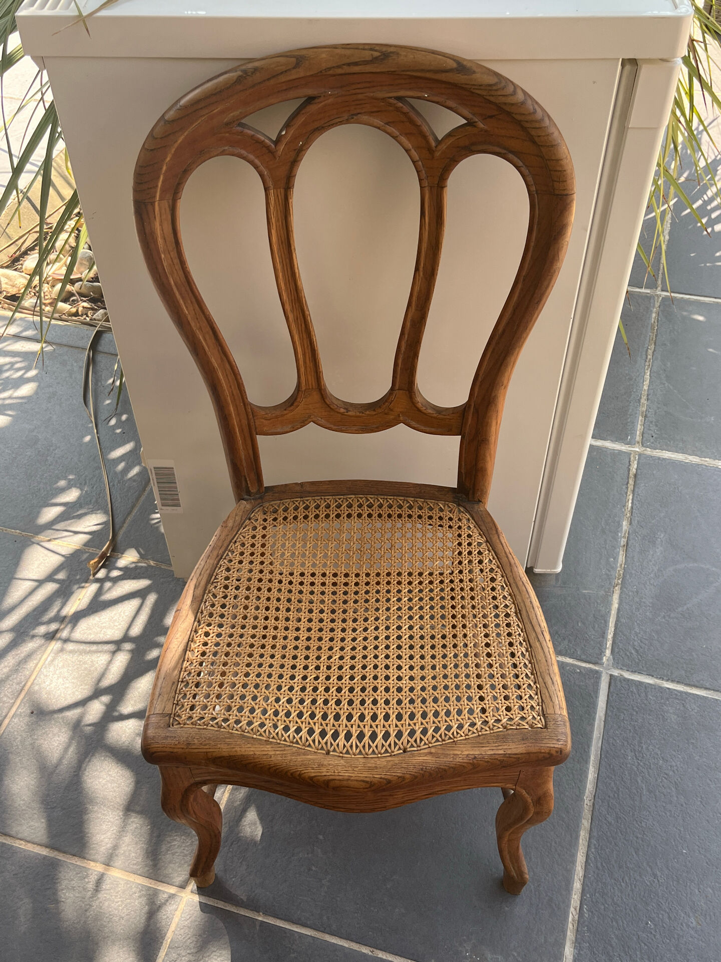 Caned chair for children