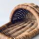 Vintage wall basket in rattan