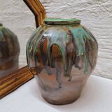 Glazed ceramic vase