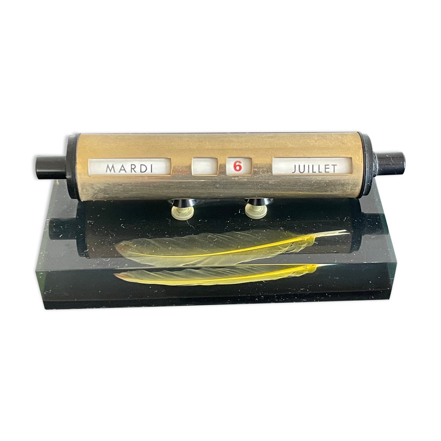 Perpetual calendar inclusion canary feather