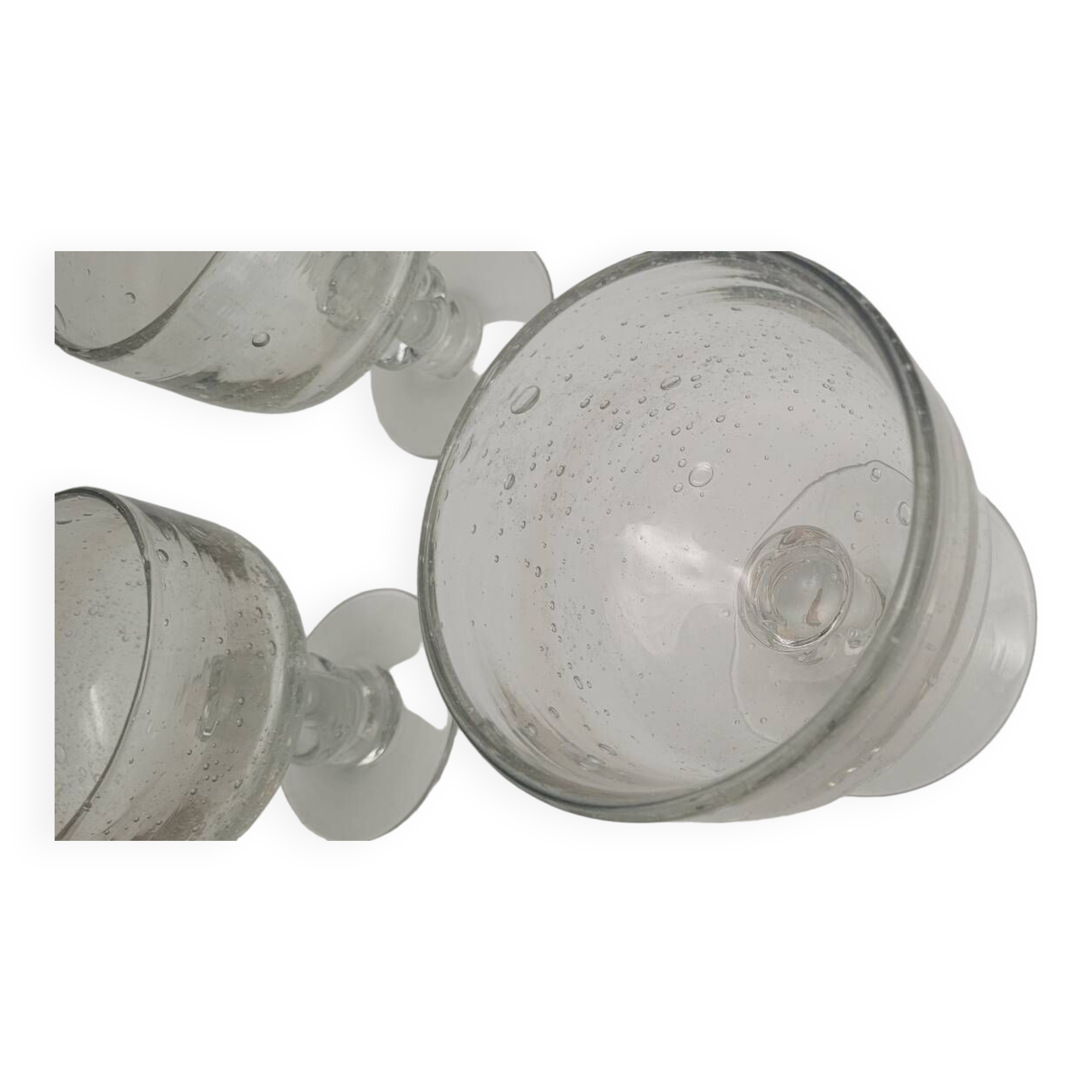 70's blown glass cups