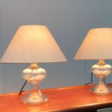 Mid-Century German table lamps ML 1 by Ingo Maurer for M Design, 1960s, set of 2