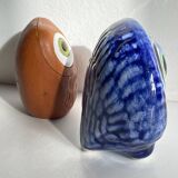 Vintage Handmade Ceramic Owls