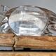 Pair of vintage Art Vannes crystal candlesticks – seventies design